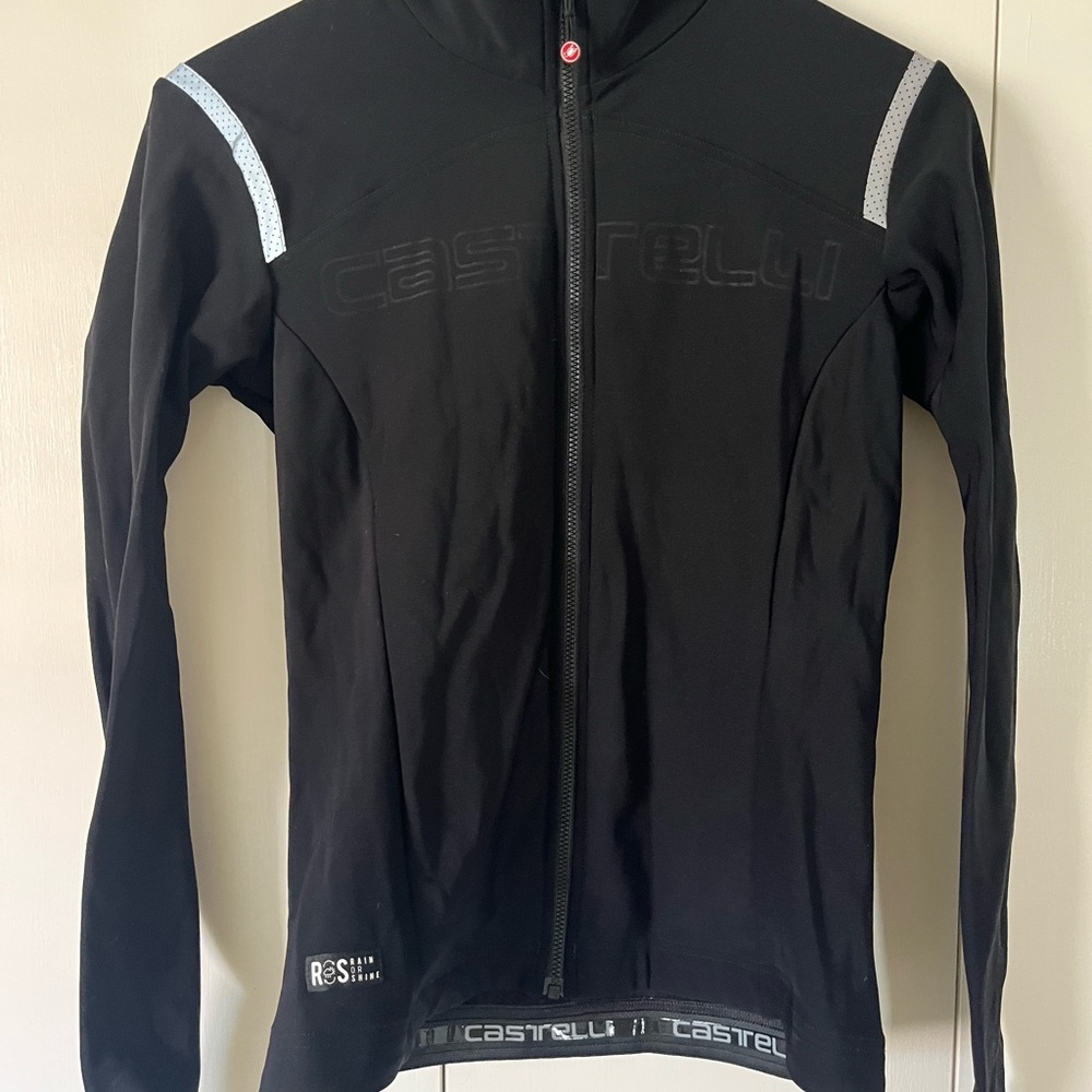 Castelli Black Thermal Cycling Jersey